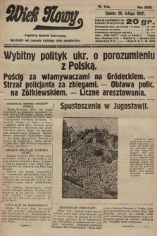 Wiek Nowy : popularny dziennik ilustrowany. 1927, nr 7703