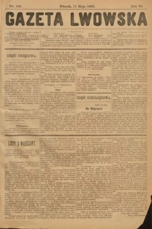 Gazeta Lwowska. 1909, nr 106