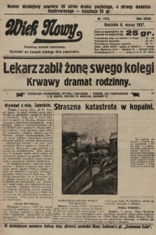 Wiek Nowy : popularny dziennik ilustrowany. 1927, nr 7710