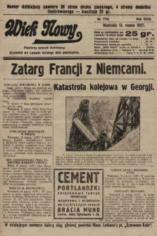 Wiek Nowy : popularny dziennik ilustrowany. 1927, nr 7716