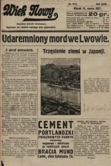 Wiek Nowy : popularny dziennik ilustrowany. 1927, nr 7717