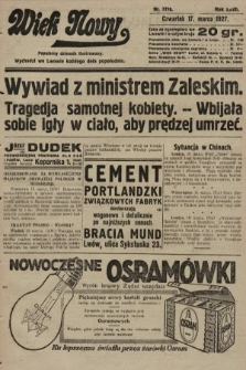 Wiek Nowy : popularny dziennik ilustrowany. 1927, nr 7719