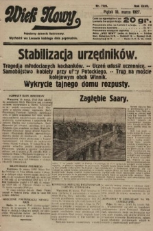 Wiek Nowy : popularny dziennik ilustrowany. 1927, nr 7720