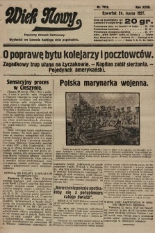 Wiek Nowy : popularny dziennik ilustrowany. 1927, nr 7725