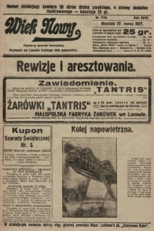 Wiek Nowy : popularny dziennik ilustrowany. 1927, nr 7728