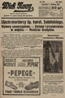 Wiek Nowy : popularny dziennik ilustrowany. 1927, nr 7737