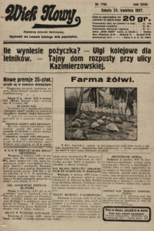 Wiek Nowy : popularny dziennik ilustrowany. 1927, nr 7750
