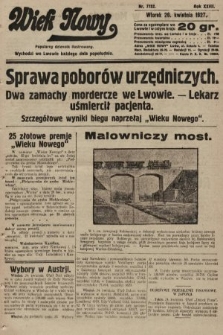 Wiek Nowy : popularny dziennik ilustrowany. 1927, nr 7752