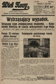 Wiek Nowy : popularny dziennik ilustrowany. 1927, nr 7759