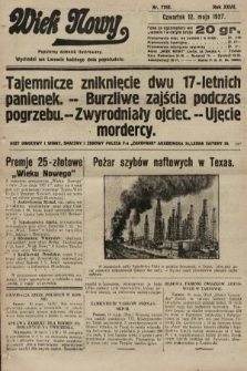 Wiek Nowy : popularny dziennik ilustrowany. 1927, nr 7765
