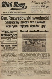 Wiek Nowy : popularny dziennik ilustrowany. 1927, nr 7772
