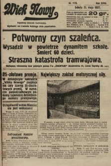 Wiek Nowy : popularny dziennik ilustrowany. 1927, nr 7773