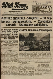 Wiek Nowy : popularny dziennik ilustrowany. 1927, nr 7776