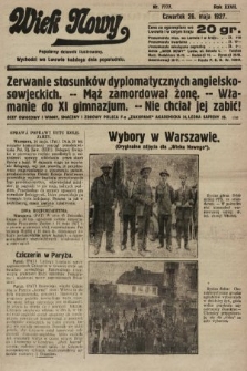 Wiek Nowy : popularny dziennik ilustrowany. 1927, nr 7777