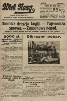 Wiek Nowy : popularny dziennik ilustrowany. 1927, nr 7778