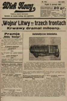 Wiek Nowy : popularny dziennik ilustrowany. 1927, nr 7783