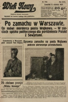 Wiek Nowy : popularny dziennik ilustrowany. 1927, nr 7787