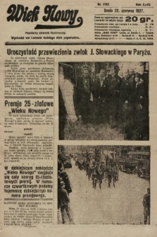 Wiek Nowy : popularny dziennik ilustrowany. 1927, nr 7797