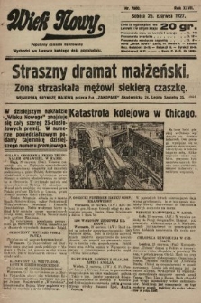 Wiek Nowy : popularny dziennik ilustrowany. 1927, nr 7800