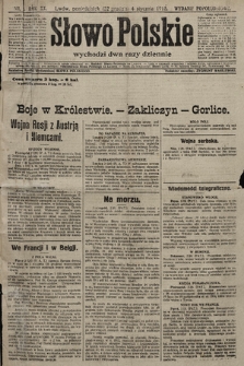 Słowo Polskie (wydanie popołudniowe). 1915, nr 5
