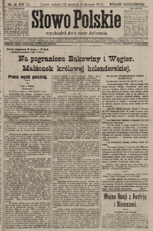 Słowo Polskie (wydanie popołudniowe). 1915, nr 14
