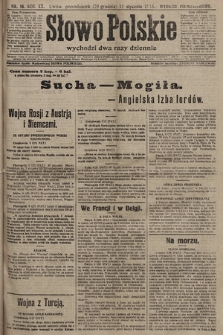 Słowo Polskie (wydanie popołudniowe). 1915, nr 16