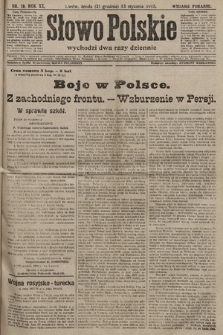 Słowo Polskie (wydanie poranne). 1915, nr 19