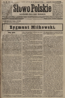 Słowo Polskie (wydanie popołudniowe). 1915, nr 26