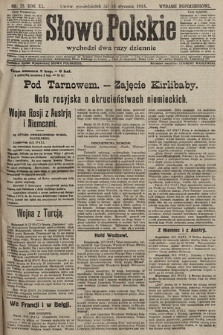 Słowo Polskie (wydanie popołudniowe). 1915, nr 28
