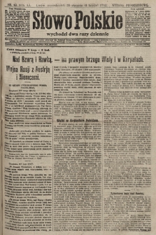 Słowo Polskie (wydanie popołudniowe). 1915, nr 63