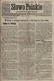 Słowo Polskie (wydanie popołudniowe). 1915, nr 67