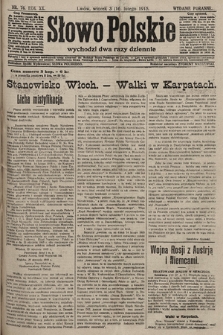 Słowo Polskie (wydanie poranne). 1915, nr 76