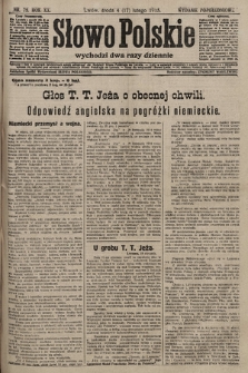 Słowo Polskie (wydanie popołudniowe). 1915, nr 79