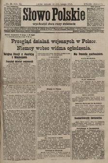 Słowo Polskie (wydanie poranne). 1915, nr 88