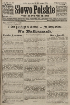 Słowo Polskie (wydanie poranne). 1915, nr 92