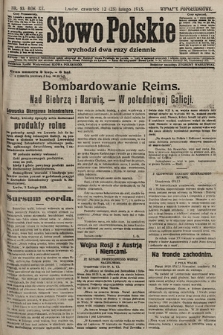 Słowo Polskie (wydanie popołudniowe). 1915, nr 93