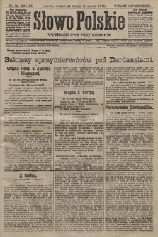 Słowo Polskie (wydanie popołudniowe). 1915, nr 113