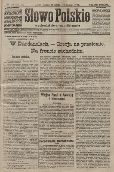 Słowo Polskie (wydanie poranne). 1915, nr 114