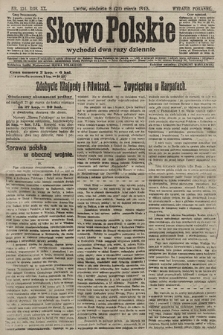 Słowo Polskie (wydanie poranne). 1915, nr 134