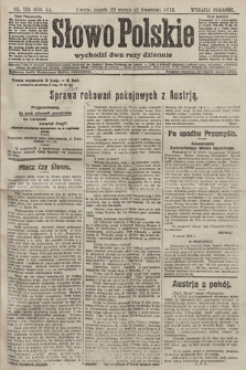 Słowo Polskie (wydanie poranne). 1915, nr 153