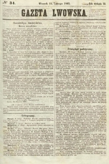Gazeta Lwowska. 1862, nr 34