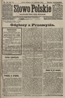 Słowo Polskie (wydanie popołudniowe). 1915, nr 178