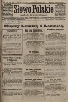 Słowo Polskie (wydanie popołudniowe). 1915, nr 210