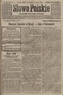 Słowo Polskie (wydanie popołudniowe). 1915, nr 212