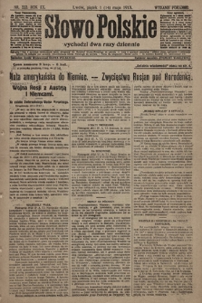 Słowo Polskie (wydanie poranne). 1915, nr 222