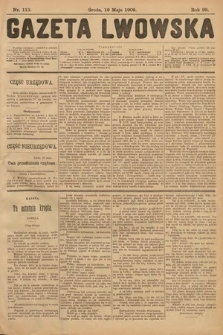 Gazeta Lwowska. 1909, nr 113