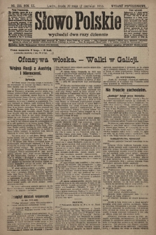 Słowo Polskie (wydanie popołudniowe). 1915, nr 255