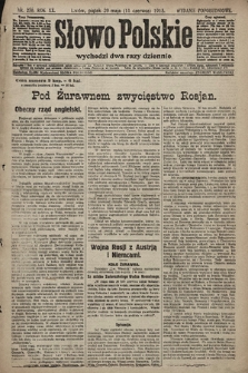 Słowo Polskie (wydanie popołudniowe). 1915, nr 270