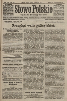 Słowo Polskie (wydanie popołudniowe). 1915, nr 278