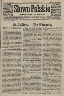 Słowo Polskie (wydanie poranne). 1915, nr 281